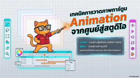 เทคนิคการวาดภาพการ์ตูน Animation