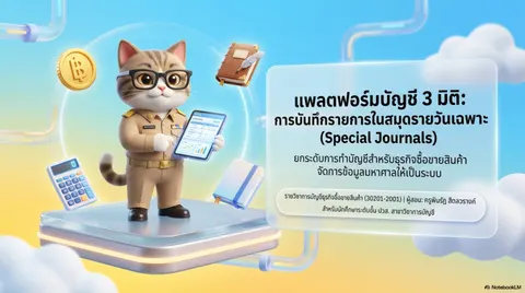 การบันทึกรายการในสมุดรายวันเฉพาะ