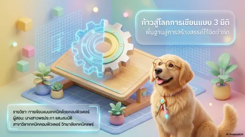 สไลด์ การเขียนแบบ 3D