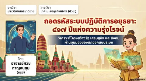 ประวัติศาสตร์ชาติไทยสมัยอยุธยา