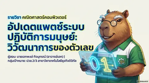 วิวัฒนาการของตัวเลข