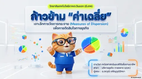 สไลน์การวัดการกระจาย
