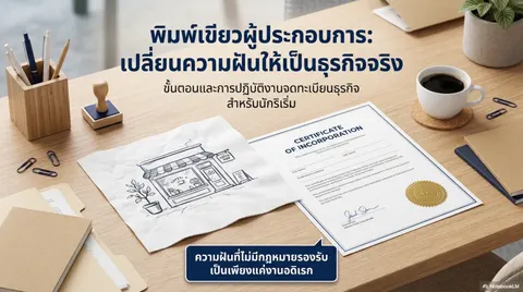 ขั้นตอนและการปฏิบัติงานจดทะเบียนธุรกิจ
