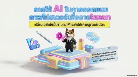 การใช้ AI ในการออกแบบภาพโปสเตอร์เพื่อการโฆษณา 