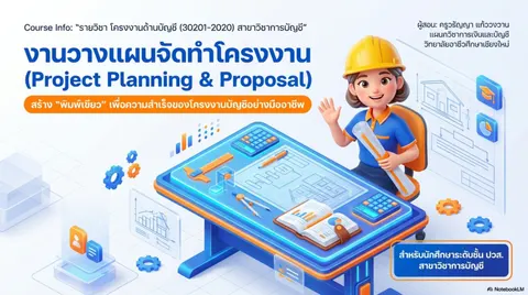 งานวางแผนจัดทำโครงงาน