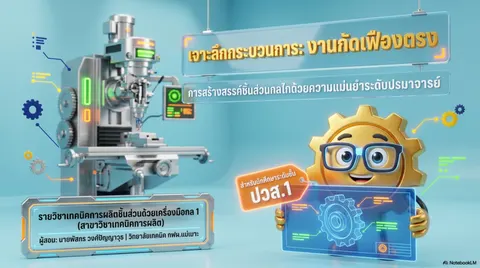 งานกัดเฟืองตรง