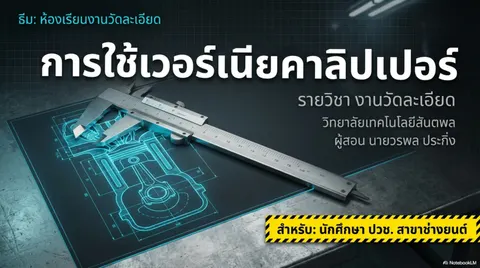 การใช้เวอร์เนียคาลิปเปอร์