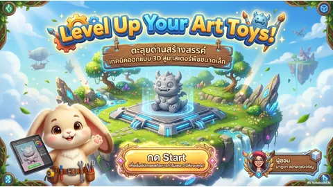 เทคนิคการออกแบบกราฟิกเพื่อสร้างโมเดล 3 มิติ สำหรับการพิมพ์ขนาดเล็ก