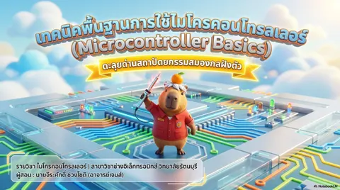 เทคนิคพื้นฐานการใช้ไมโครคอนโทรลเลอร์