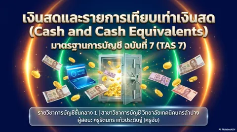 เงินสดและรายการเทียเท่าเงินสด