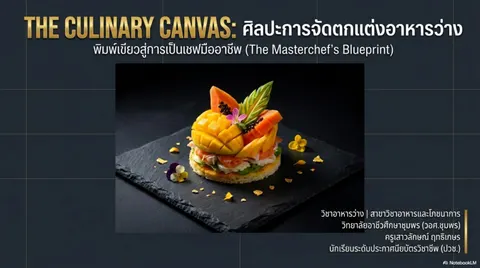 หลักการจัดตกแต่งอาหารว่าง