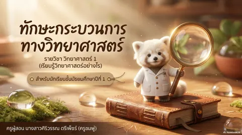 NotebookLM ทักษะกระบวนการทางวิทยาศาสตร์ 
