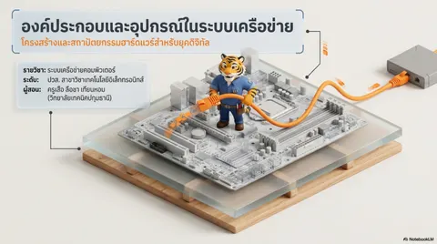 Slide - องค์ประกอบและอุปกรณ์ในระบบเครือข่าย