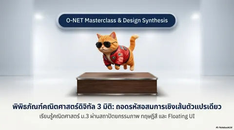 สไลด์จาก NotebookLM