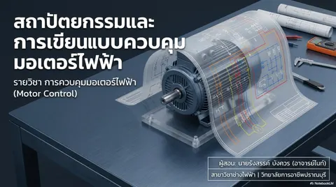 การออกแบบและเขียนแบบควบคุมมอเตอร์ไฟฟ้า