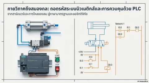 การควบคุมกระบอกสูบสองทาง