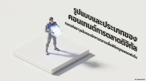 สไลด์ ชา การออกแบบคอนเทนต์การตลาดดิจิทัลเชิงสร้างสรรค์