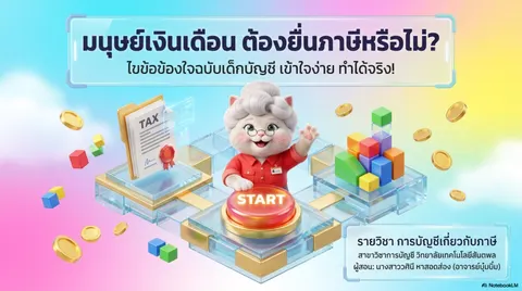 มนุษย์เงินเดือน ต้องยื่นภาษีหรือไม่