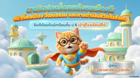 หน้าที่พลเมือง วัฒนธรรม และการดำเนินชีวิตในสังคม