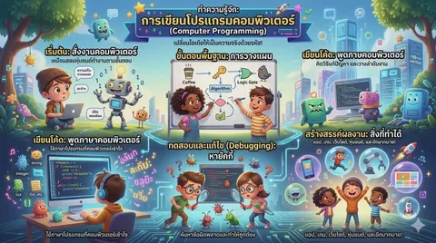 การสร้างปกสไลด์