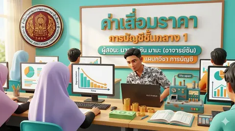 การสร้างหน้าปกสไลด์