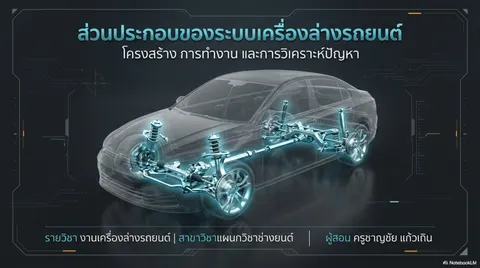 ส่วนประกอบของระบบเครื่องล่างรถยนต์