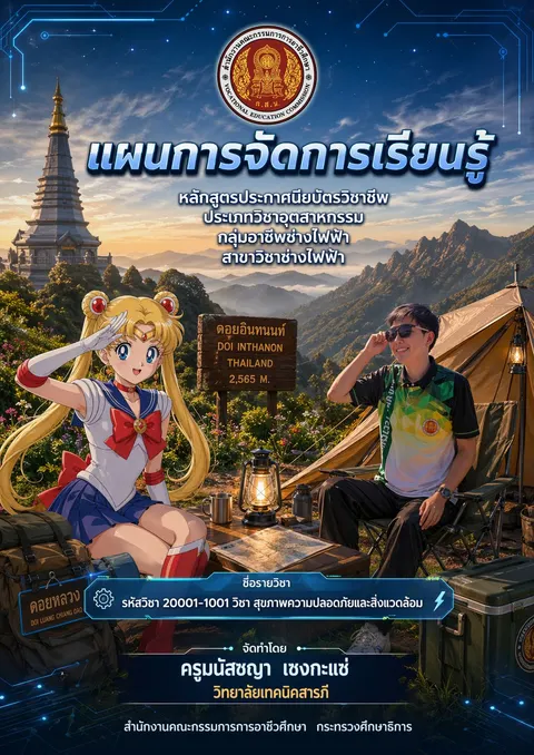 แผนการสอนในรุปแบบแคมป์ปิงสบายๆชิวๆ