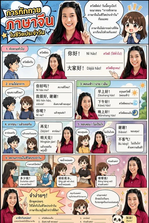 การทักทายภาษาจีน
