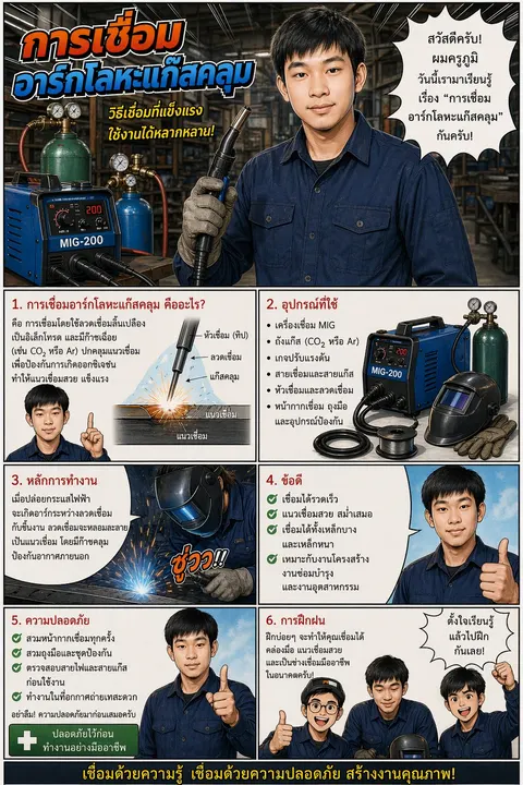 การเชื่อมอาร์กโลหะแก๊สคลุม