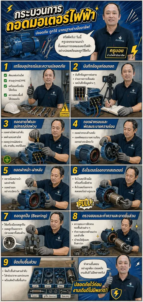 การถอดมอเตอร์