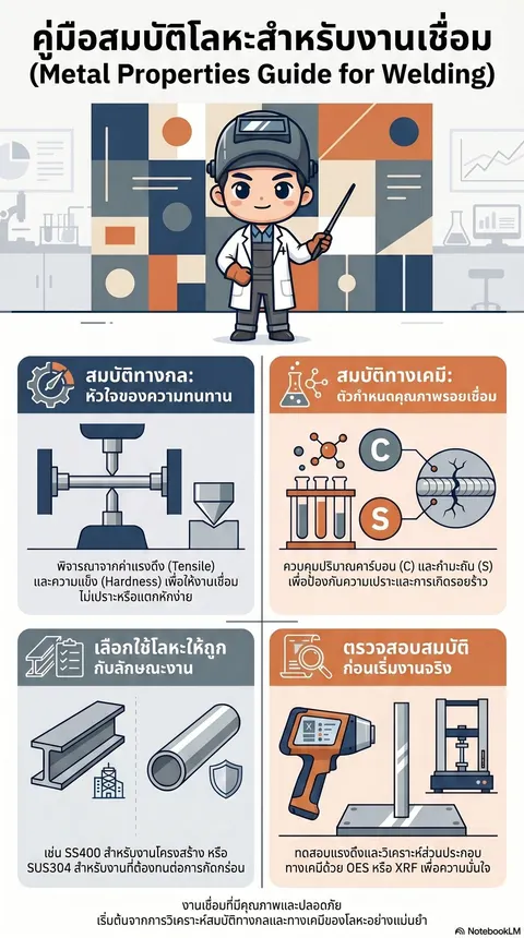 คู่มือสมบัติโลหะ