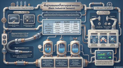 พื้นฐานเซนเซอร์ในงานอุตสาหกรรม