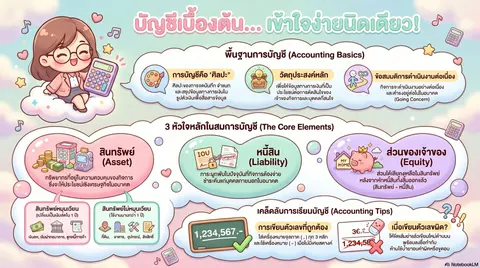 infogrphicบัญชีเบื้องต้น