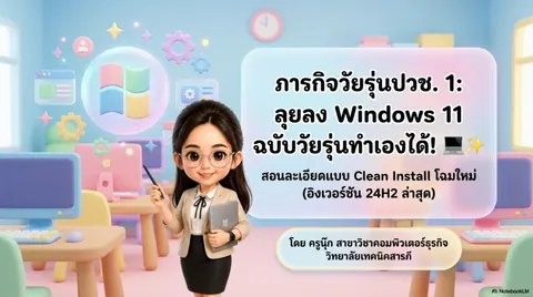 การลงระบบปฏิบัติการวินโดวส์