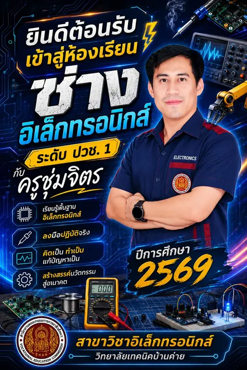 โปสเตอร์เปิดภาคเรียน
