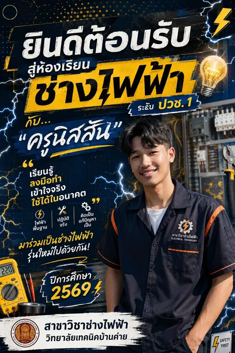 แนะนำแผนกช่างไฟฟ้า
