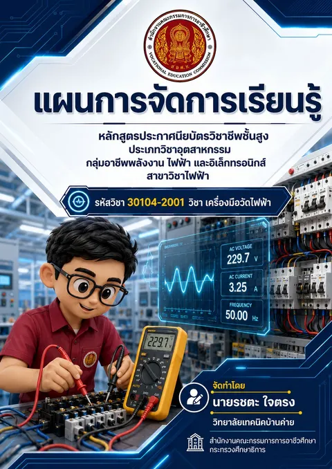 หน้าปกแผนการจัดการเรียนรู้