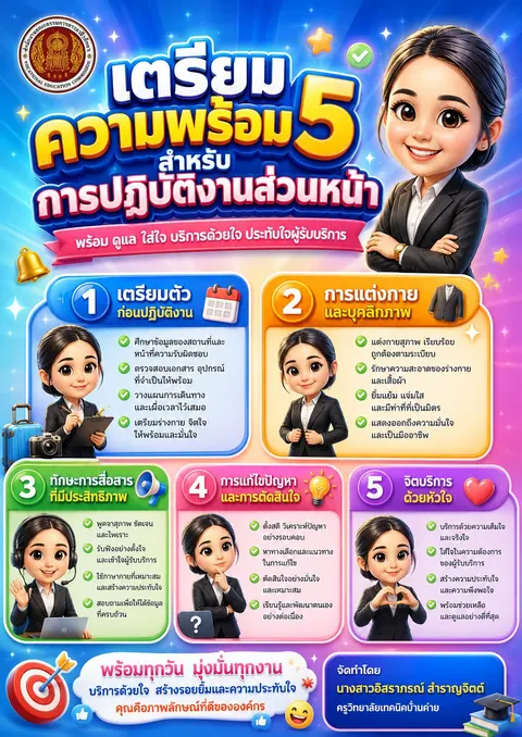 เตรียมความพร้อมสำหรับการปฏิบัติงานส่วนหน้า
