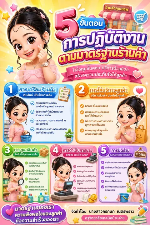 การปฏิบัติงานตามมาตรฐานร้านค้า