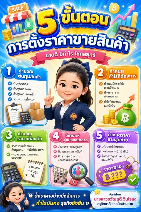 การตั้งราคาขายสินค้า