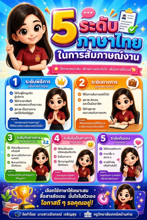 ใบความรู้การพูดสัมภาษณ์งาน