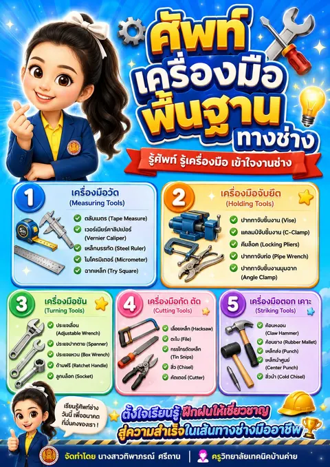 เครื่องมือพื้นฐานทางช่าง