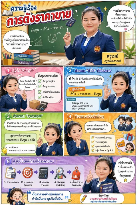 การตั้งราคาขาย
