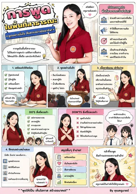 การพูดในที่สาธารณะ