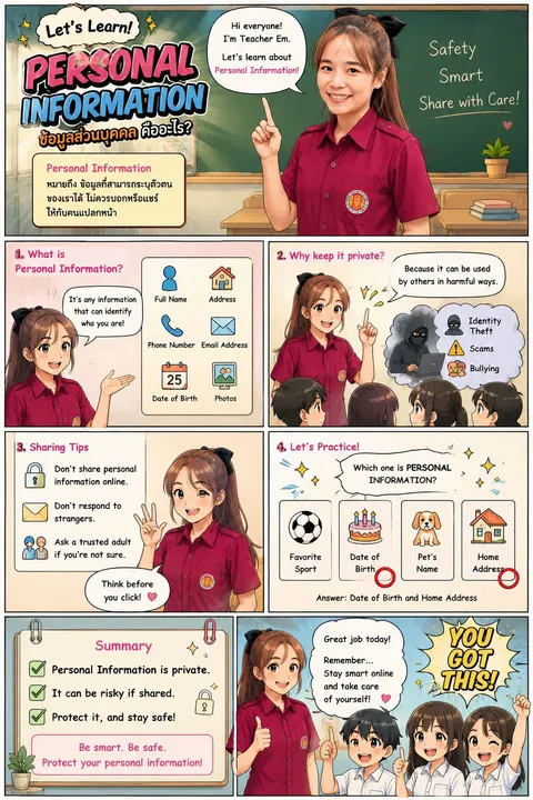 ข้อมูลส่วนบุคคล Personal Information