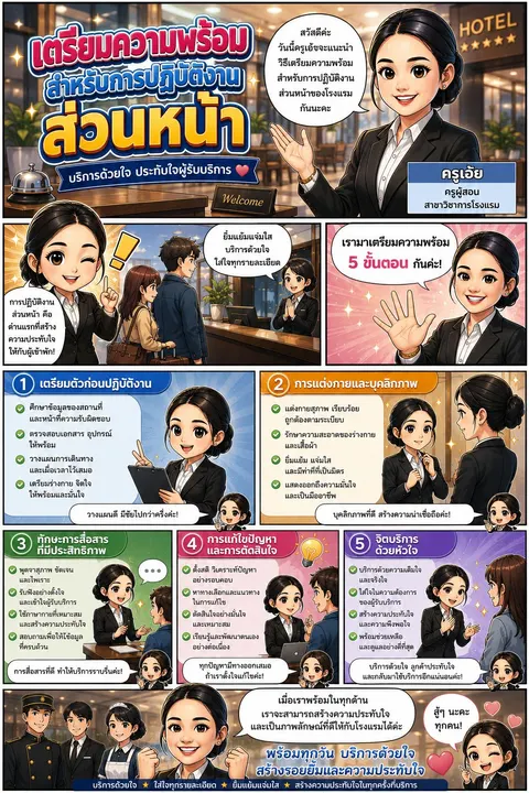 เตรียมความพร้อมสำหรับการปฏิบัติงานส่วนหน้า