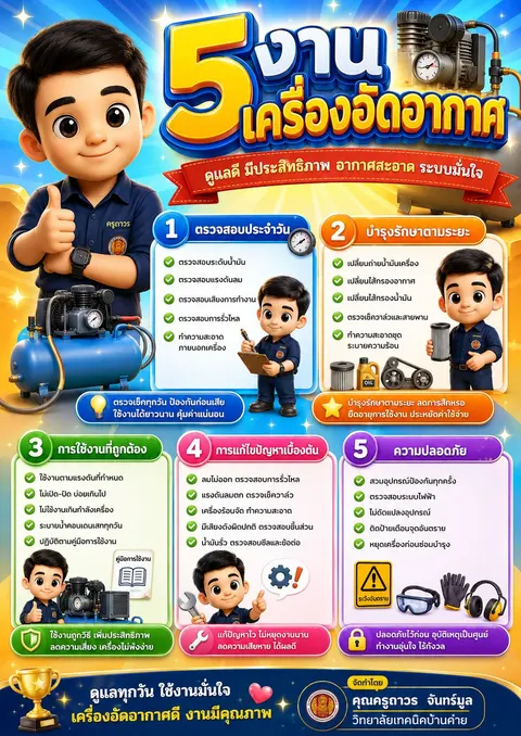 งานเครื่องอัดอากาศ
