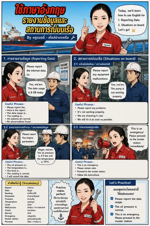 การรายงานสถานการณ์บนเรือ