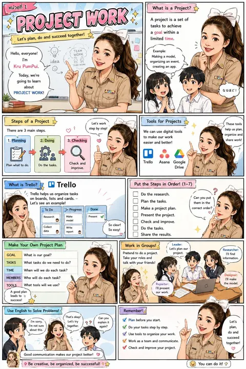 เนื้อหา Project Work
