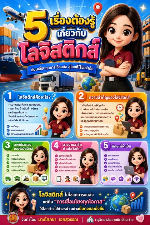 ข้อมูลพื้นฐานโลจิสติกส์อุตสหกรรม